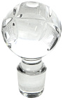 Crystal Decanter geometric patterns hand-craft carved