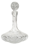 Big model of decanter crystal clear hand cut