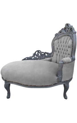 Barokk chaise longue hall samet hall puuga