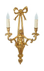 Stor væglampe bronze Napoleon III stil med engel