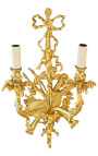 Velika brončana zidna svjetiljka s glazbenim instrumentima u stilu Luja XVI