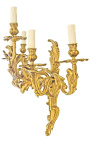Grande Louis XV Luz de parede estilo Rocaille 5 luz de bronze de luz - 7