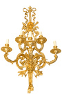 Gigantische bronzen wandlamp in Napoleon III stijl 120 cm