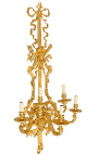 Enorm bronse vegglampe i Napoleon III stil 120 cm