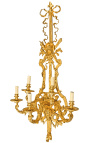 Enorm bronse vegglampe i Napoleon III stil 120 cm