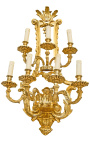 Large wall lamp in bronze Napoleon III style with 7 lamps