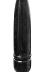 Columna de mármol negro de estilo Napoleón III con bronce