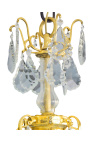 Grand lustre en bronze et verre avec 16 bras