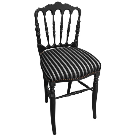 Chaise empilable gamme 'NAPOLEON' noire - RETIF
