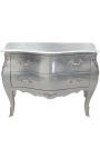 Comò barocco di stile Louis XV bronzo argento