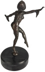 Sculpture en bronze "Danseuse Indienne"