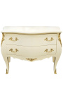 Barokna garderoba Louis XV bežne in zlate bronze