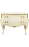 Barokkivaatteet Louis XV tyyli beige ja kulta pronssit