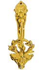 Coppia di porta-tende in bronzo "Couronne laurier"