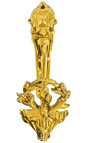 Coppia porta tenda in bronzo "Corona di alloro"