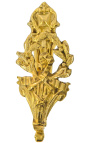 Pareja de telón de bronce "Crown of laurel"