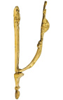 Coppia porta tenda in bronzo "Fiore sole"