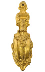 Paire de porte-embrasse en bronze "Décor multiple"