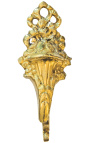 Paire de porte-embrasse en bronze "Vase et rubans"