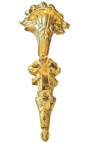 Coppia porta-tende in bronzo "Vaso e nastri"