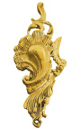 Paire de porte-embrasse en bronze "Rinceaux et rocaille"