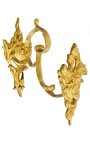 Pair av brons gardinhållare "Bouquet och acanthus"