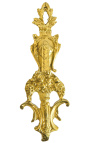 Coppia porta tenda in bronzo "Fiore urna"