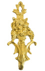 Pareja de soporte de cortina de bronce "Urna de flores"