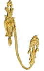 Coppia porta tenda in bronzo "Fiore urna"