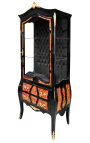Boulle Marquetry Display Black Black Napoléon III stiil - 7