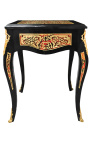 Napoleon III stílusú Boulle intarziás kisasztal