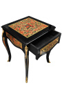 Table d'appoint marqueterie Boulle de style Napoléon III