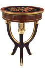 Empire stiliaus 3 pėdų šoninis staliukas su aukso bronzos atspalviais