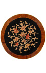 Empire stiliaus 3 pėdų šoninis staliukas su aukso bronzos atspalviais