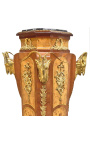 Kolumna w stylu Napoleona III z baranami i złotymi brązami