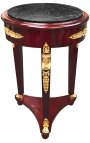 Империя бронзовый стол столба позолоченная бронза и черный мрамор