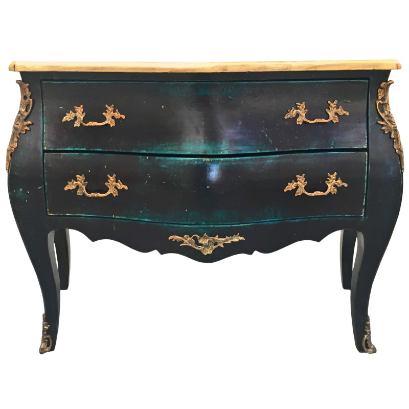 Baroque Dresser Louis Xv Style Antique Green Baroque Dresser Louis Xv Style Antique