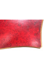 Stor barock byrå röd alm Louis XV stil, guld brons