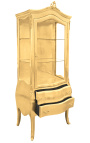 Barokní vitrína zlatá listová se zlatými bronzy