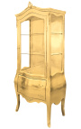 Baroque display cabinet gold leaf with gold bronzes