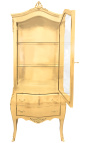 Barocke Vitrine aus Blattgold mit Goldbronzen