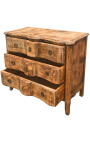 Commode 3 ladeboog natuurlijk hout - 14