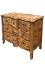 Commode 3 cajones de madera natural