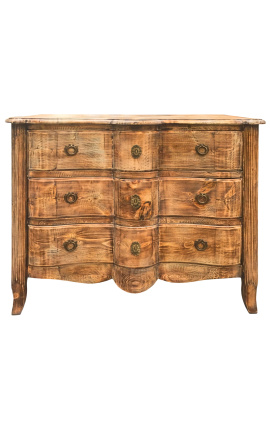 Commode 3 laden kruisboog naturel hout