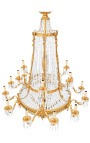 Ļoti liela Napoleona III stila lustra ar 18 lampiņām
