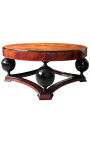 Τραπέζι καφέ Art Deco στο Elm Burl και το Black Lakquered - 9