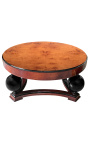 Art Deco-stil salongbord i Elm Burl og Black Lacquered - 10