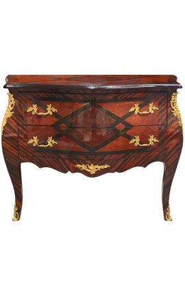 Inlaid Dresser Louis XV Stil mit zwei Schubladen "Geometrische Muster"