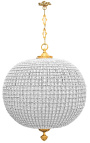  Огромные люстры мяч стеклянные кулоны с декоративными бронзы