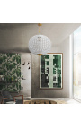 Large chandelier ball chandelier with clear glass bronze 